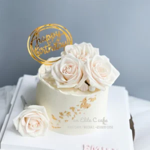 Floral Cake:  Everlasting Elegance