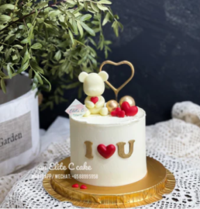 Animal Cake: I-Luv-U Bear Cake